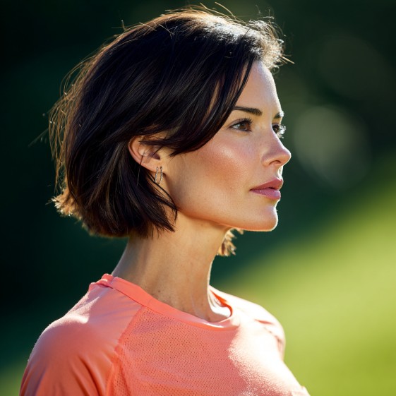 Chic Textured Bob with Subtle Face-Framing Layers