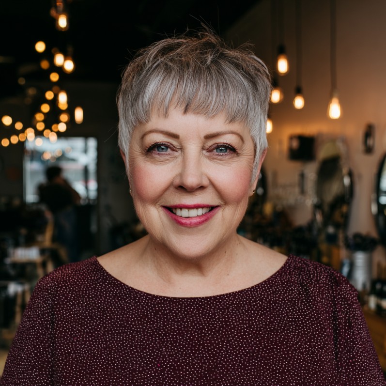 Chic Textured Pixie Cut with Soft Layers