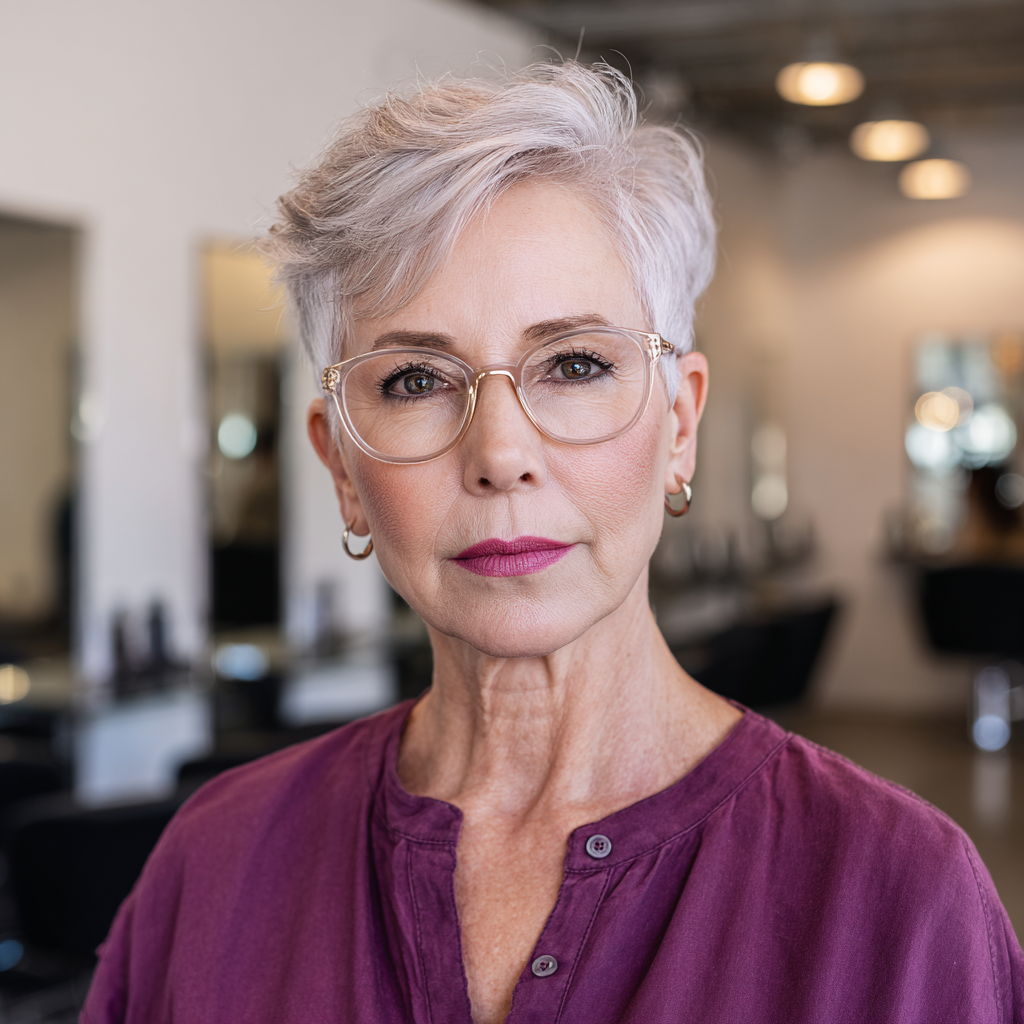 chic textured pixie cut with soft volume