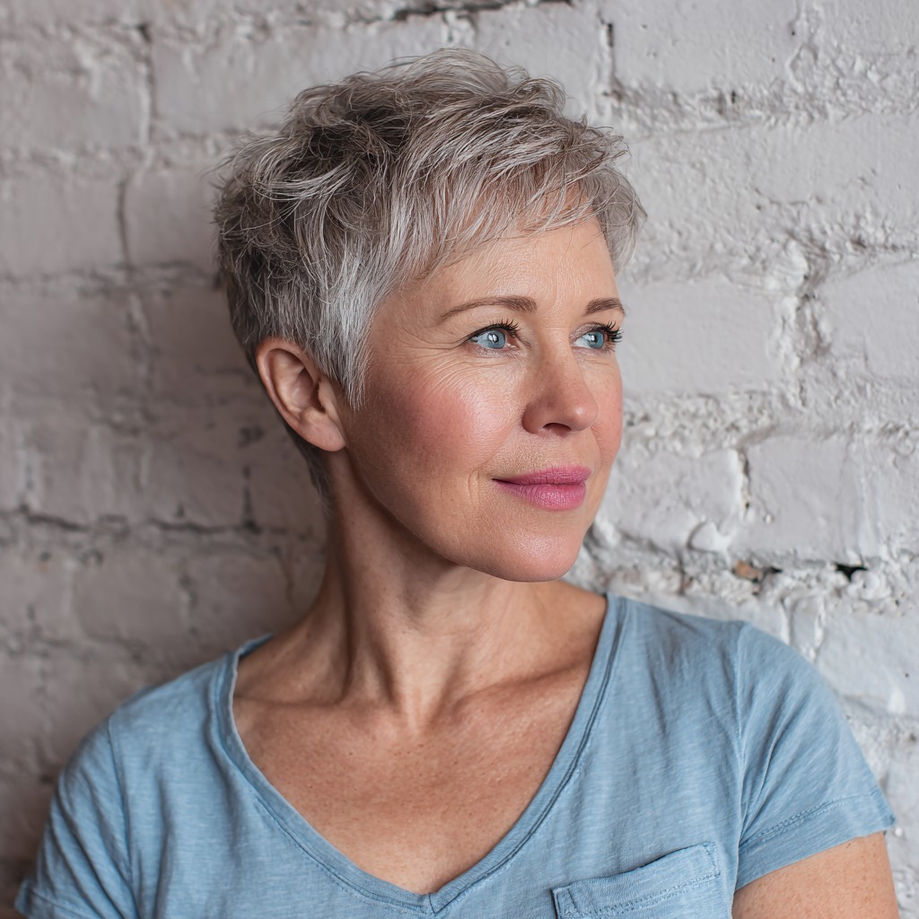 Chic Textured Short Cut with Soft Layers