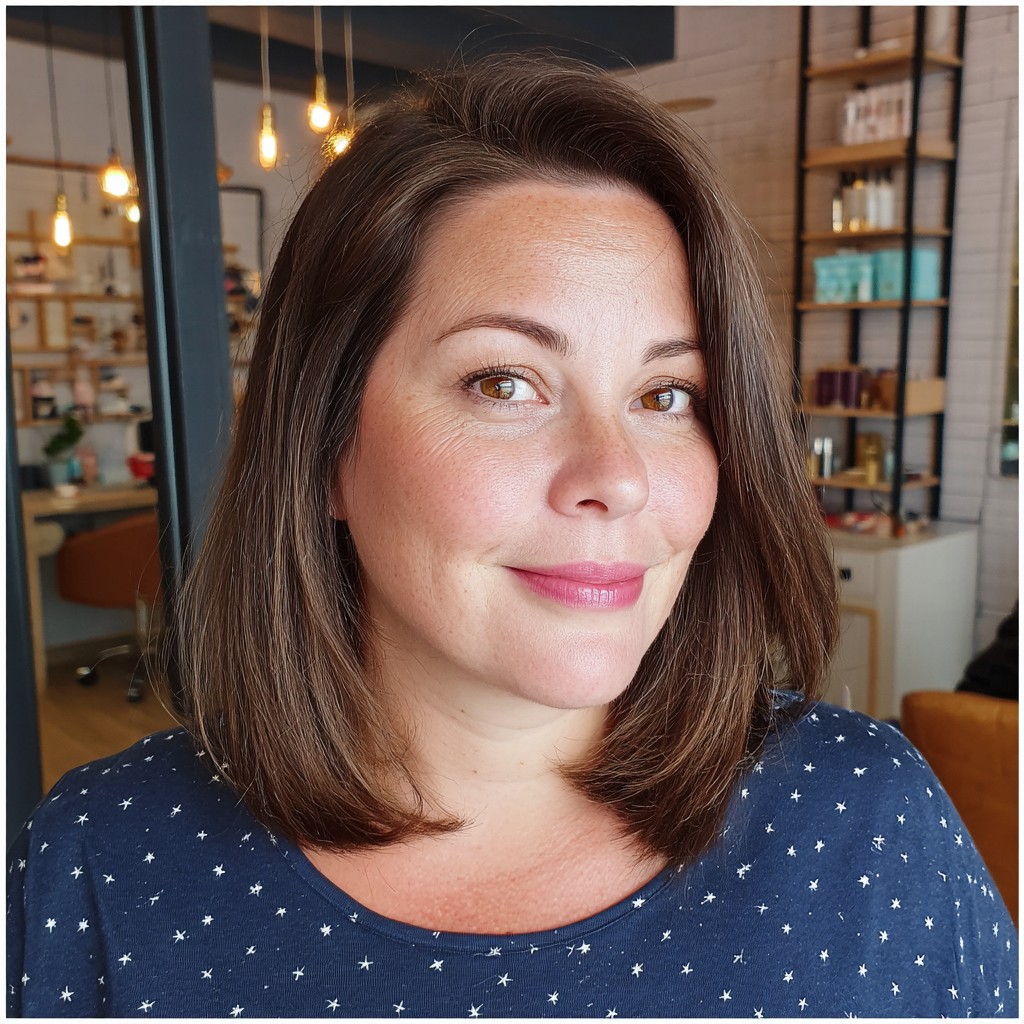 Classic Shoulder-Length Bob with Subtle Movement