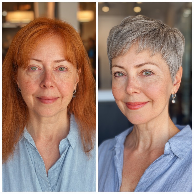 Modern Silvery Pixie with Soft Textured Layers