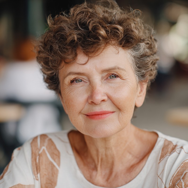 Natural Curly Pixie Cut with Soft Volume