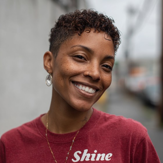 Short Curly Textured Pixie Cut with Defined Curls