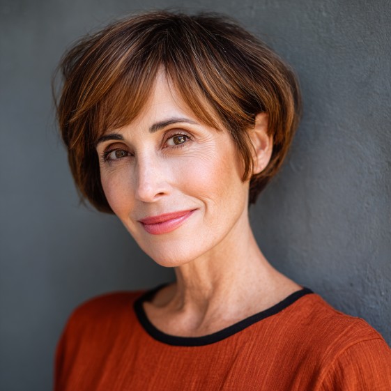 Stylish Textured Pixie Cut with Soft Bangs