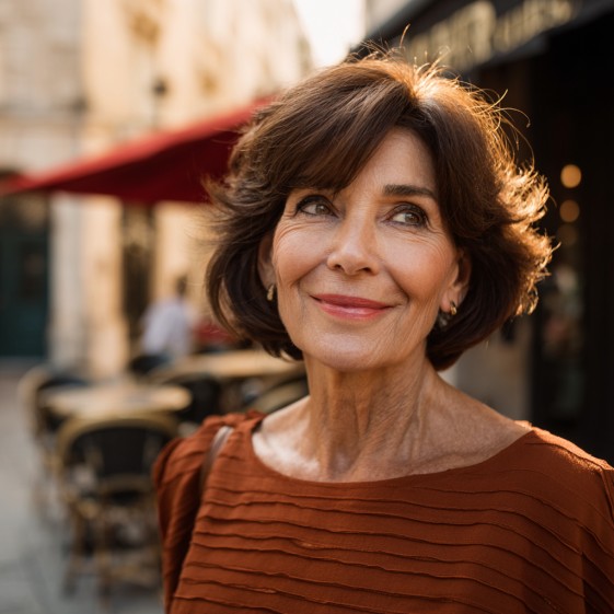 Textured Jaw-Length Bob with Soft Waves