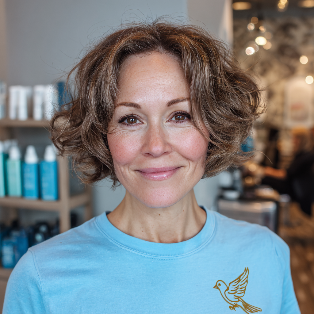 Chic Textured Bob with Soft Waves