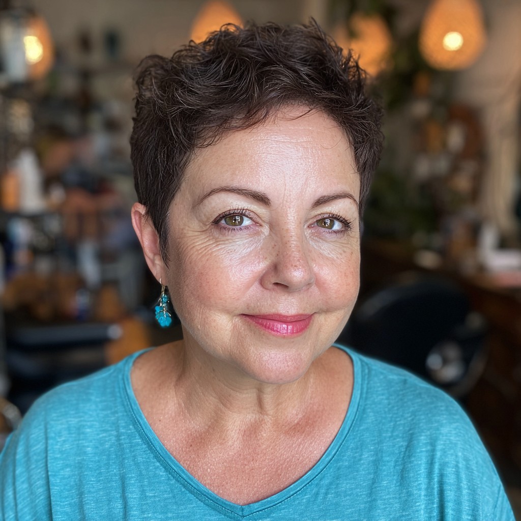 Chic Short Spiky Cut with Defined Texture