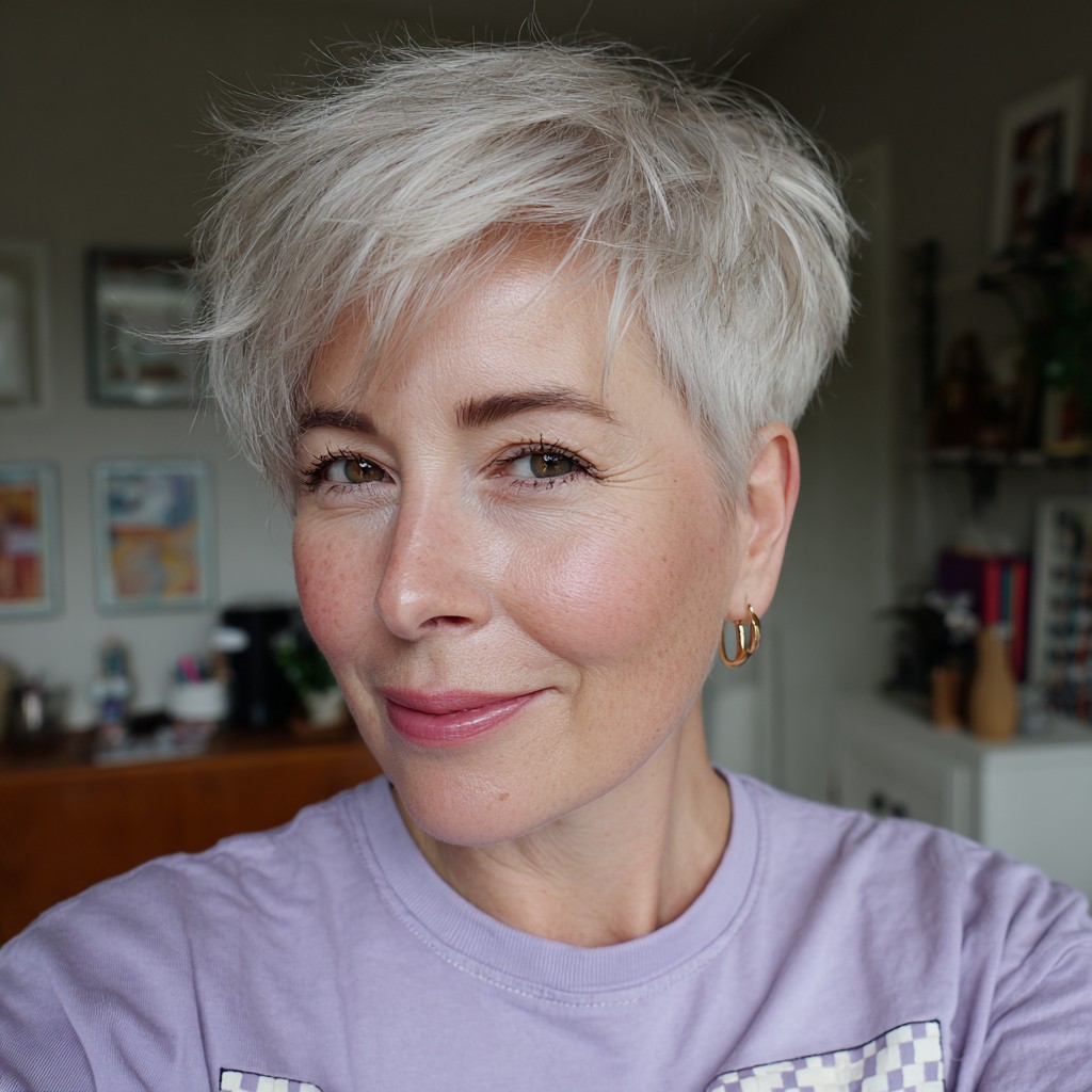 Chic Textured Pixie with Soft Layers