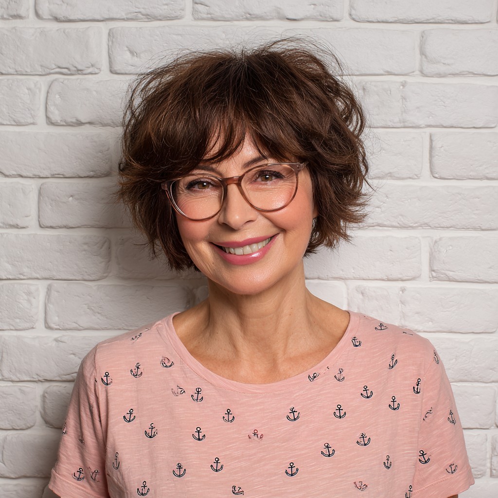 Chic Textured Short Bob with Soft Volume