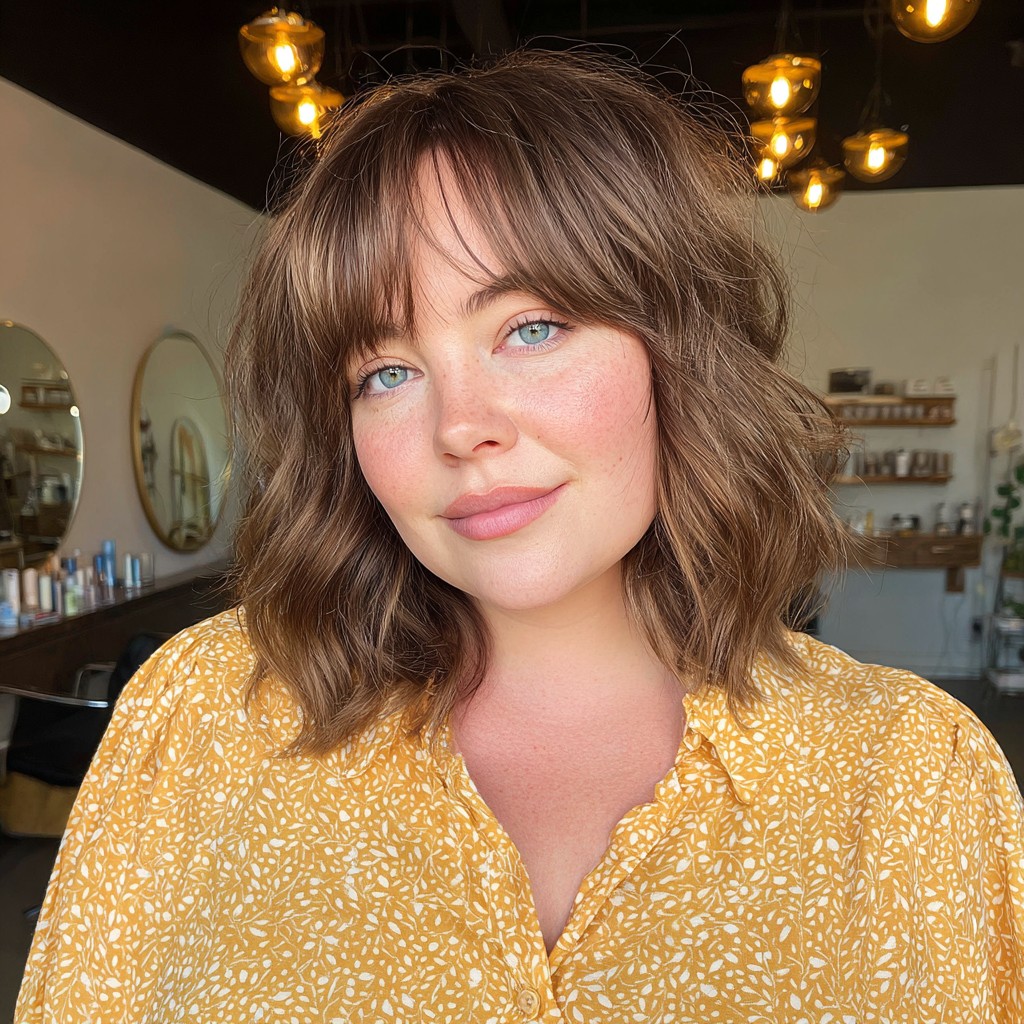 Effortless Textured Lob with Soft Fringe