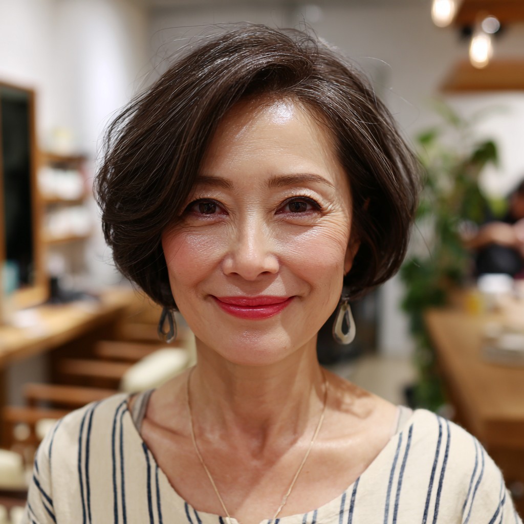 Elegant Textured Bob with Subtle Movement