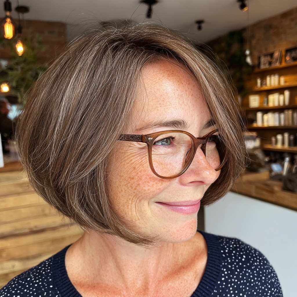 Modern Textured Bob with Soft Layers