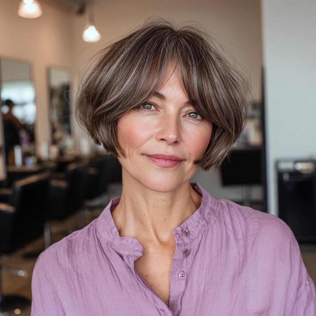 Modern Textured Bob with Soft Volume
