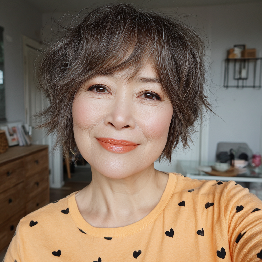 Textured Short Bob with Soft Waves