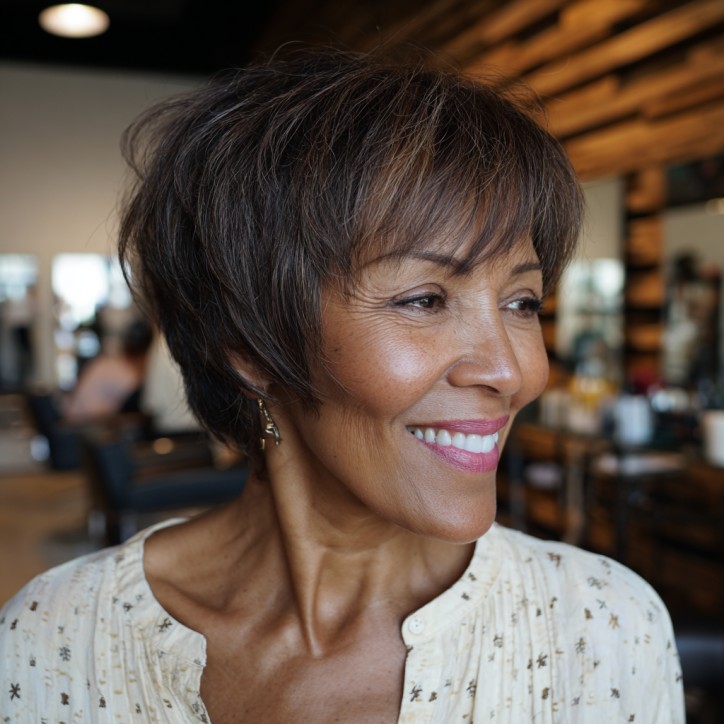 Modern Textured Short Bob with Soft Layers