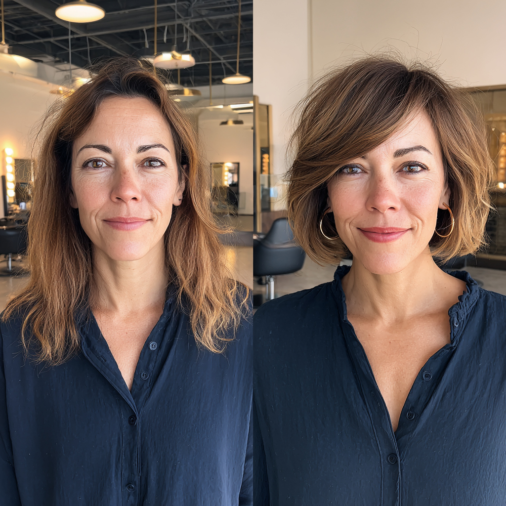 Chic Bronde Bob with Effortless Volume