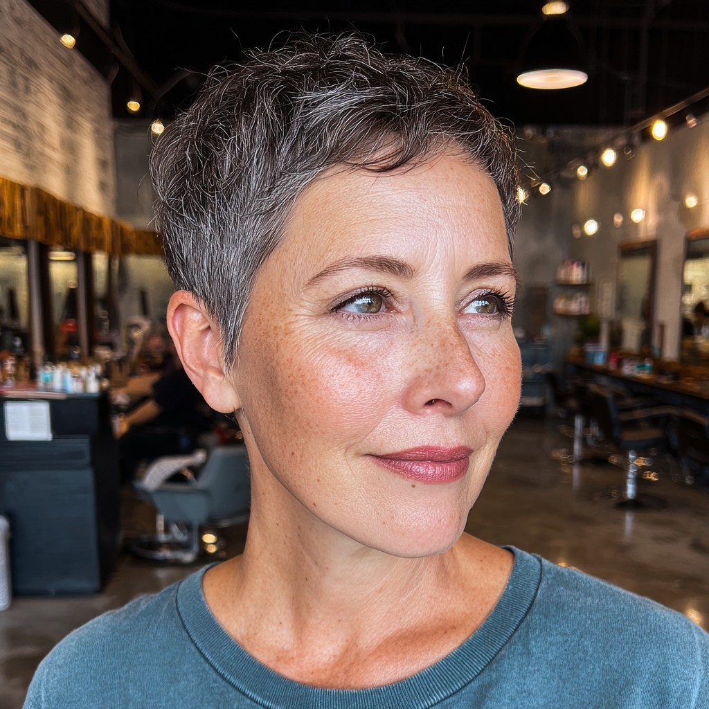 Chic Short Textured Pixie with Soft Layers