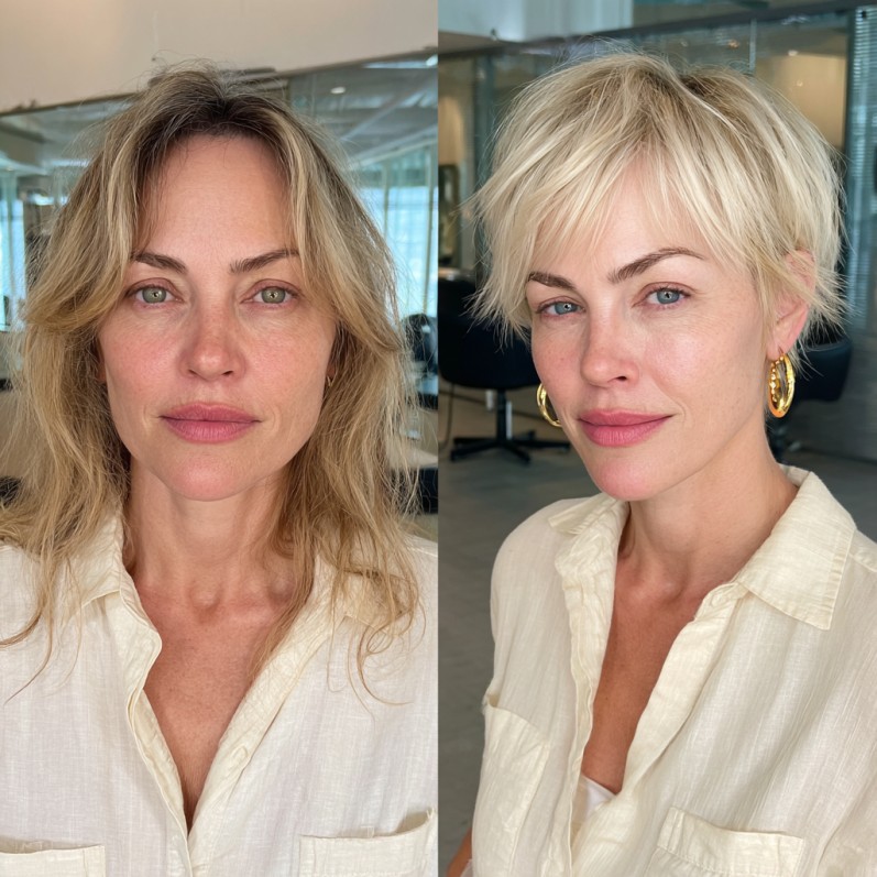 Chic Textured Pixie with Subtle Volume