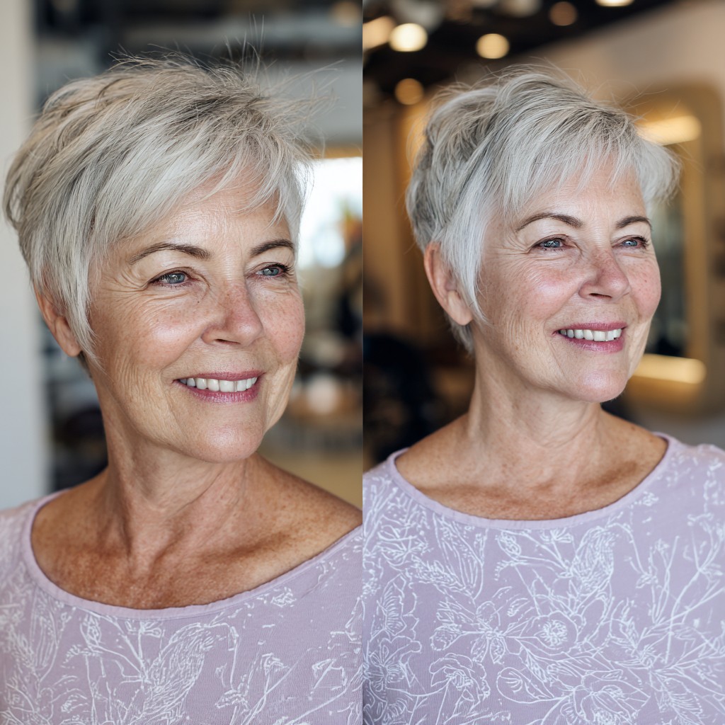 Chic Textured Short Cut with Soft Layers
