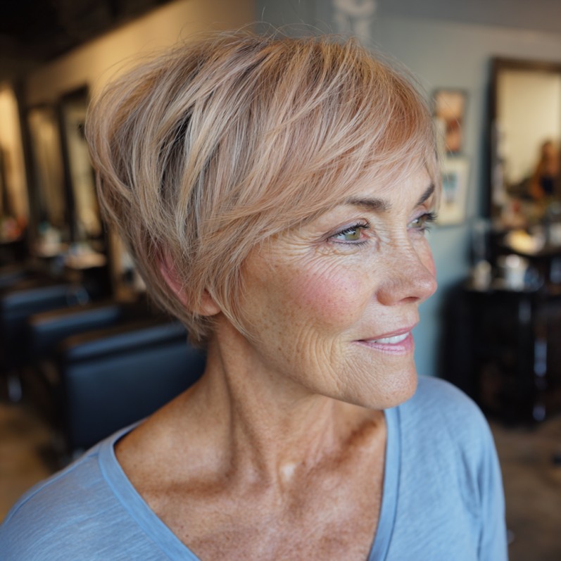Delicate Soft Pixie with Subtle Layers