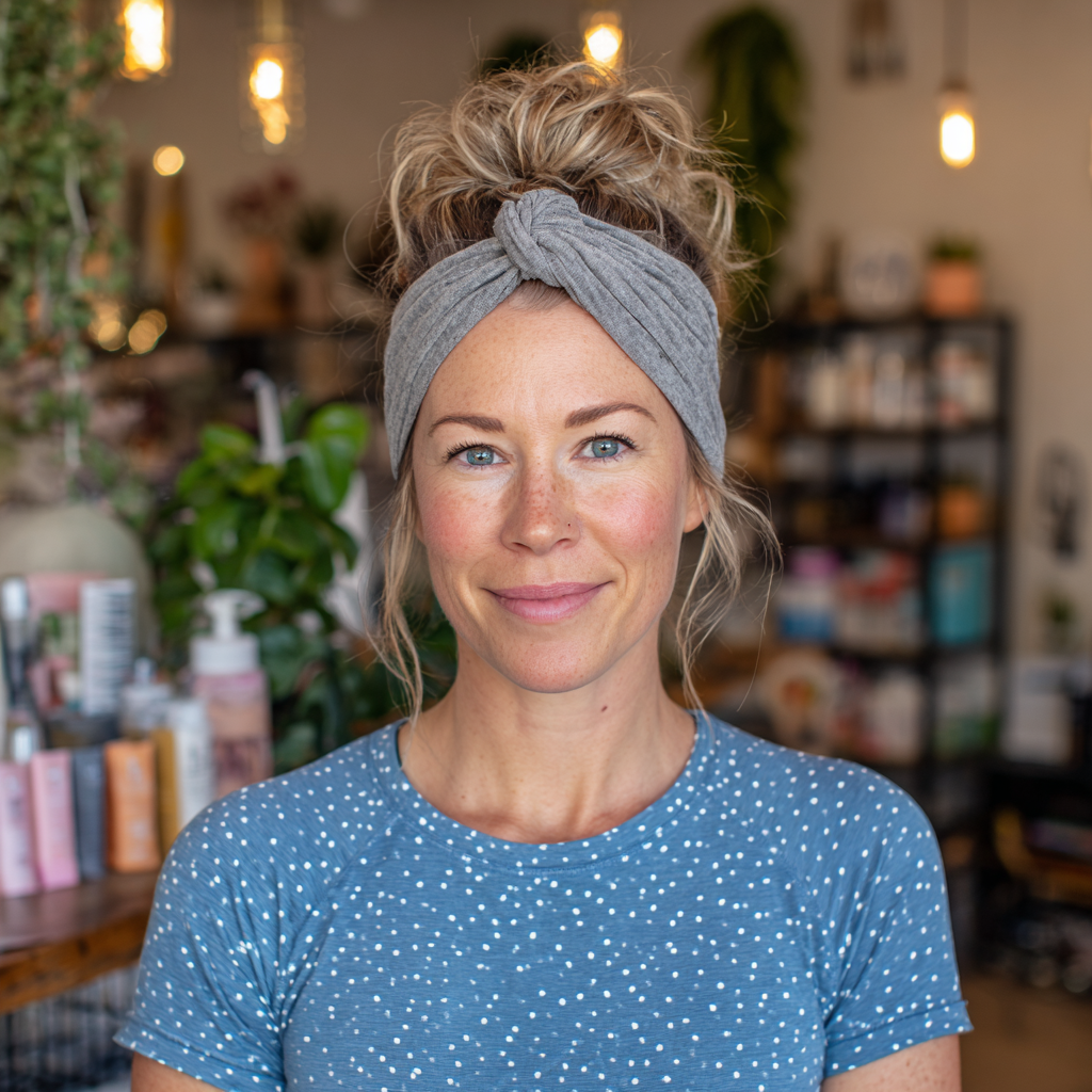 Effortless High Bun with Soft Face-Framing Curls