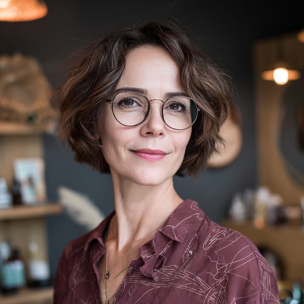 Effortlessly Tousled Textured Bob