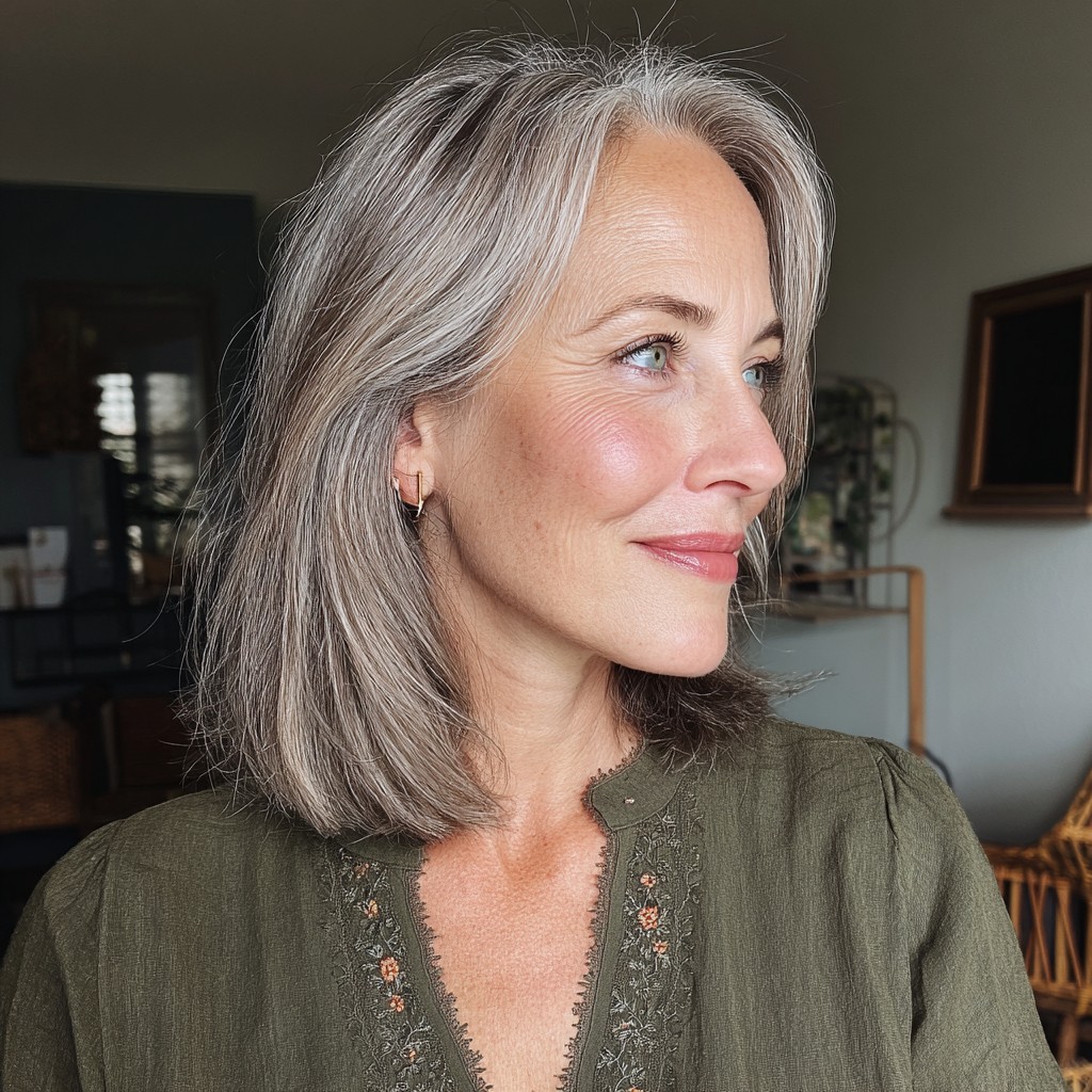 Elegant Soft Gray Lob with Subtle Textured Layers