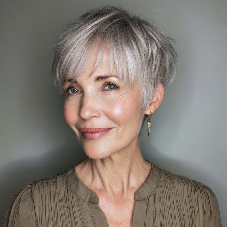 Elegant Soft Pixie with Feathered Layers