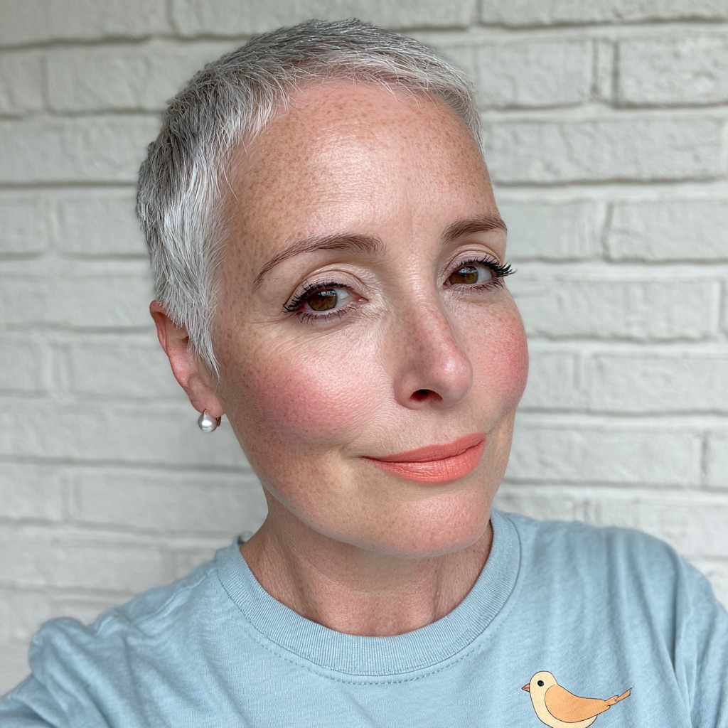 Modern Short Pixie Cut with Textured Layers