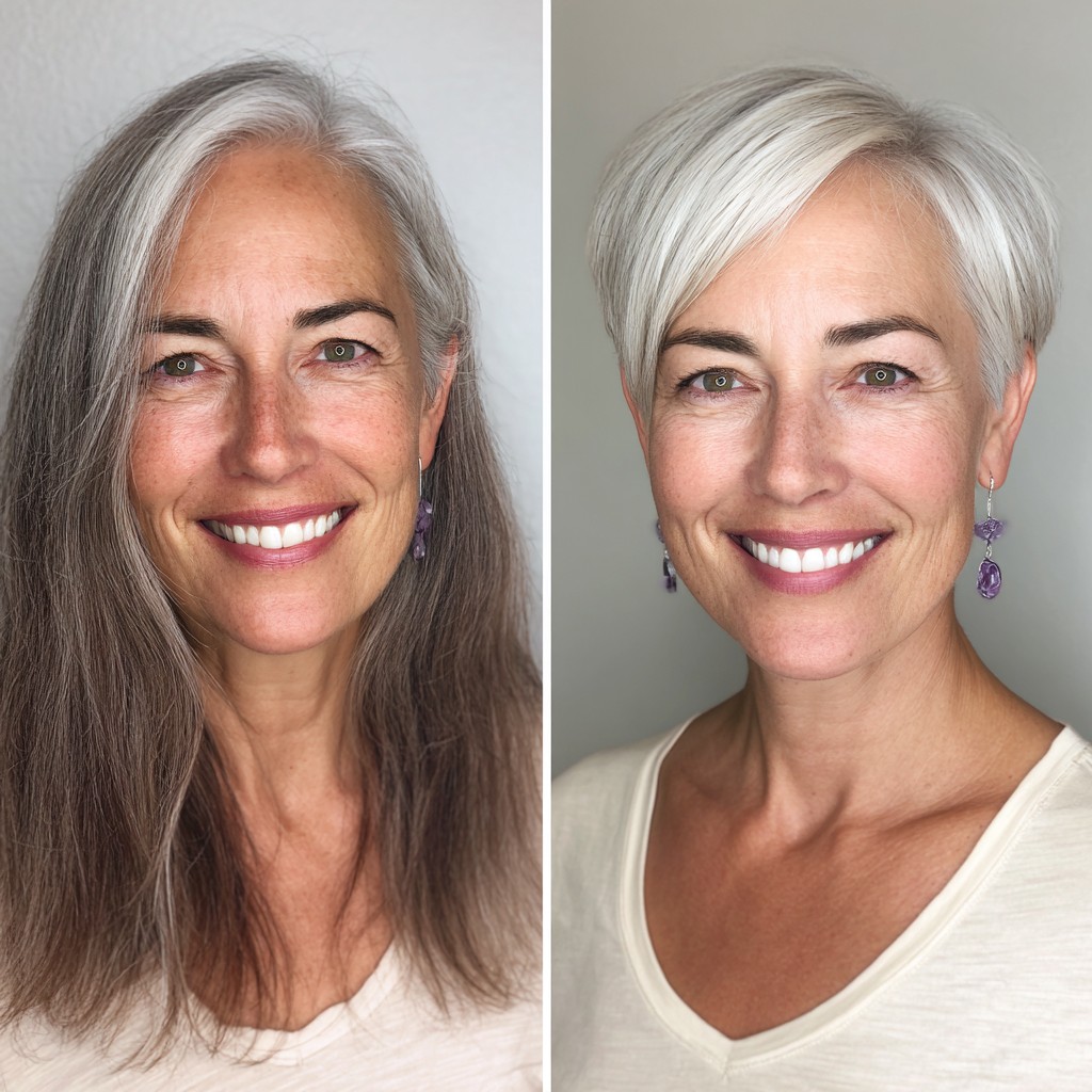 Sleek Blunt Cut with Subtle Layered Texture