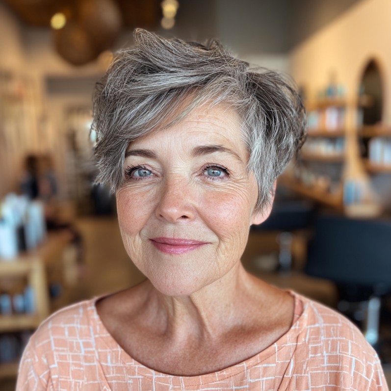 Soft Textured Pixie with Fluffy Layers