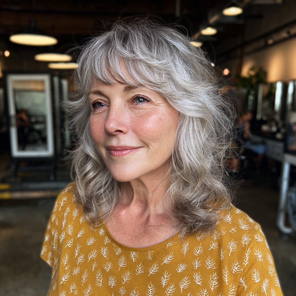 Soft Wavy Shag with Face-Framing Layers