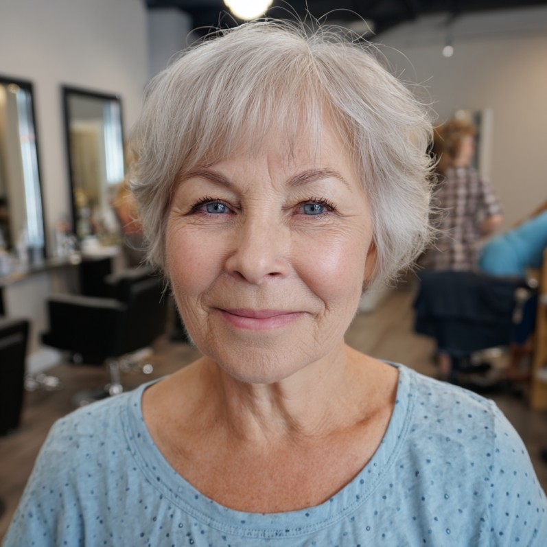 Charming Soft Textured Pixie with Feathered Layers