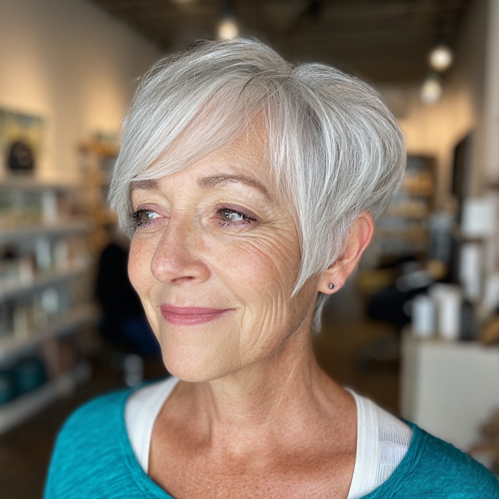 Chic Soft Pixie with Textured Layers