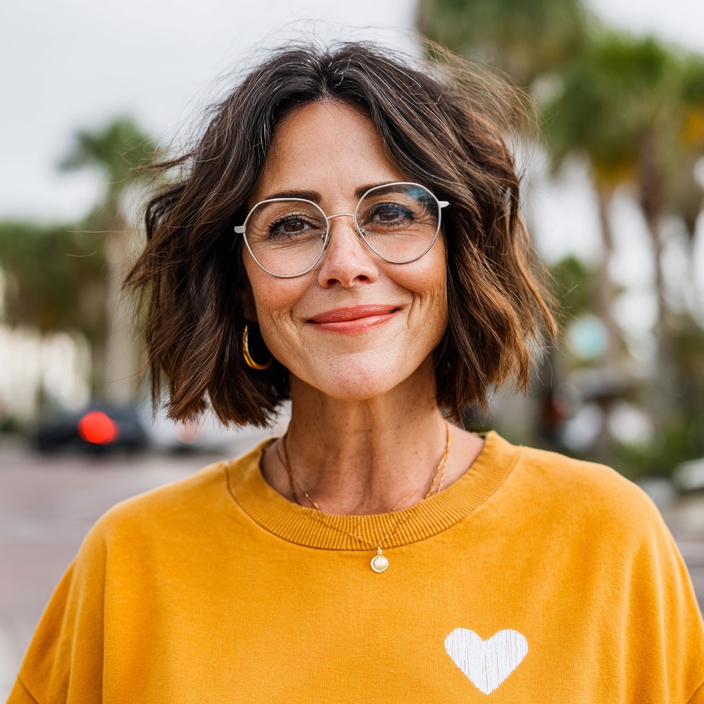 Chic Textured Bob with Soft Volume