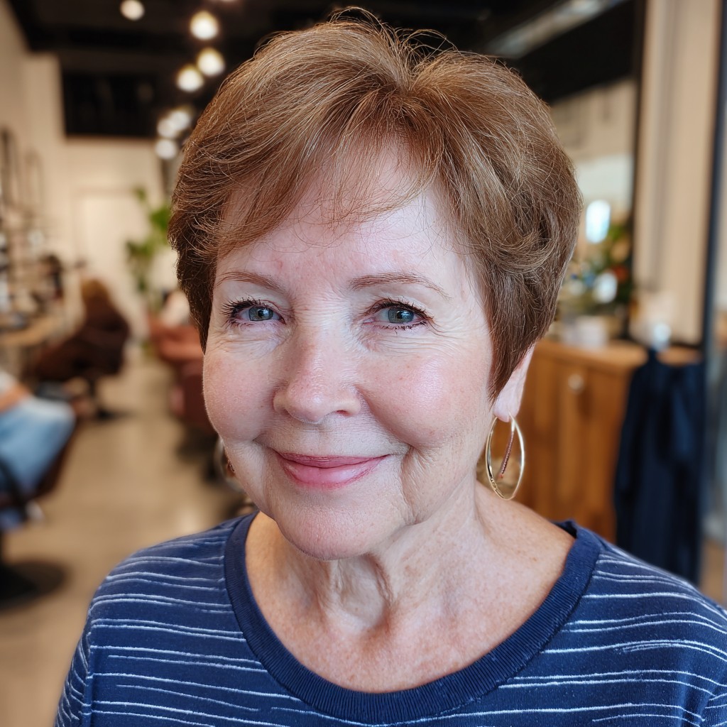 Chic Textured Pixie Cut with Soft Volume