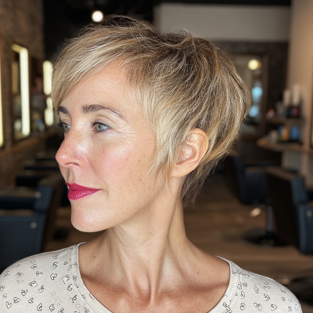 Chic Textured Pixie with Soft Layers