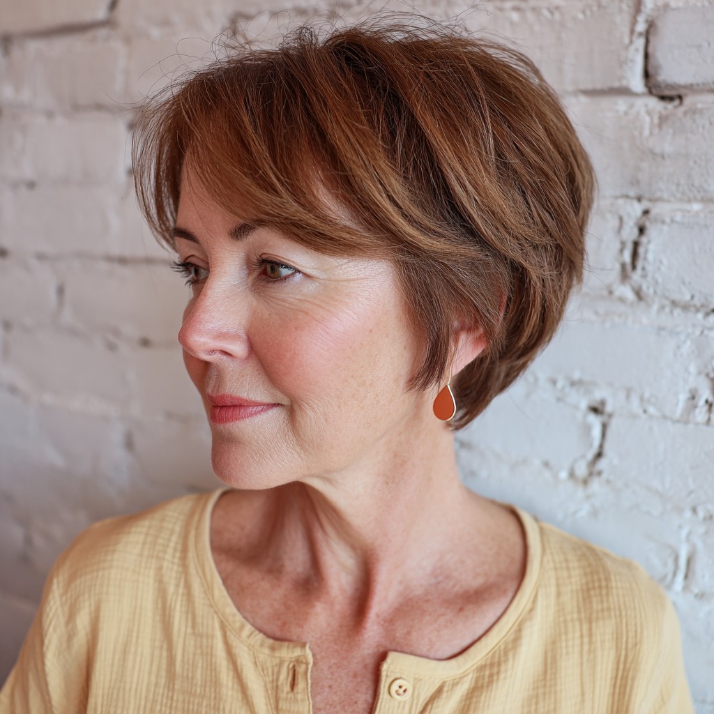 Chic Textured Short Cut with Soft Layers