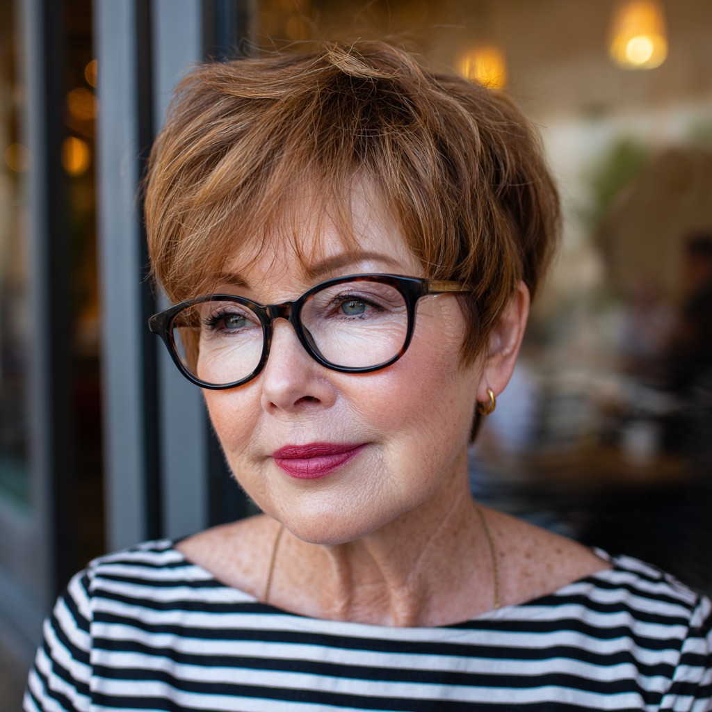Chic Textured Short Cut with Soft Volume
