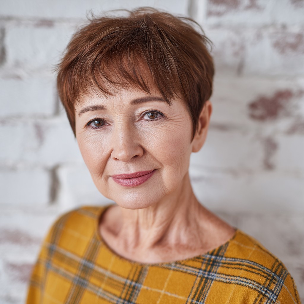 Chic Textured Short Cut with Subtle Layers