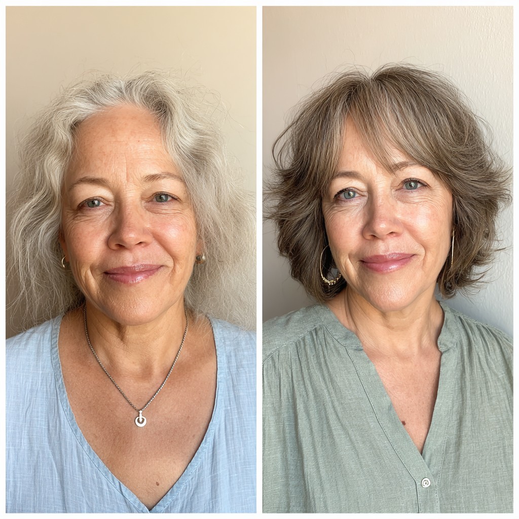 Chic Textured Shoulder-Length Cut with Subtle Layers