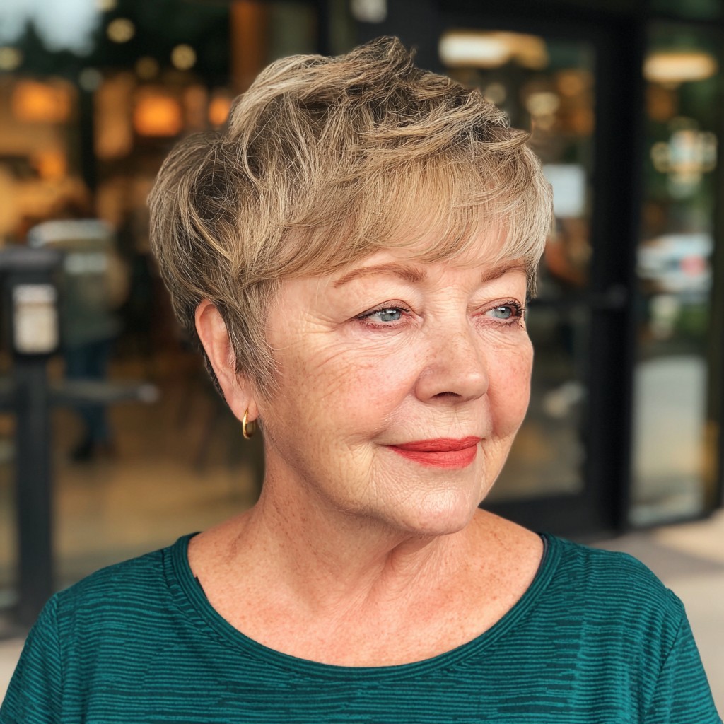 Elegant Soft Textured Pixie with Subtle Volume
