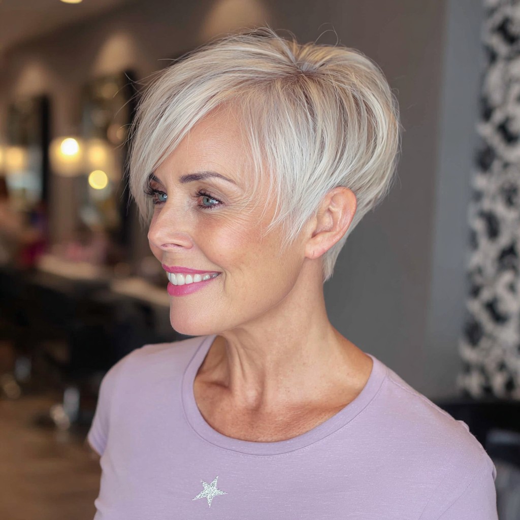 Elegant Textured Pixie Cut with Soft Layers