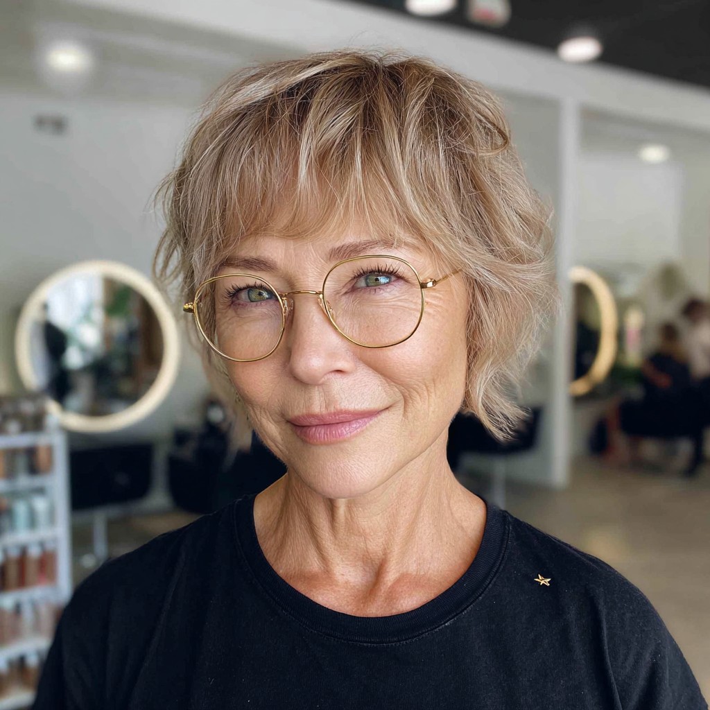 Modern Bronde Textured Cut with Soft Layers