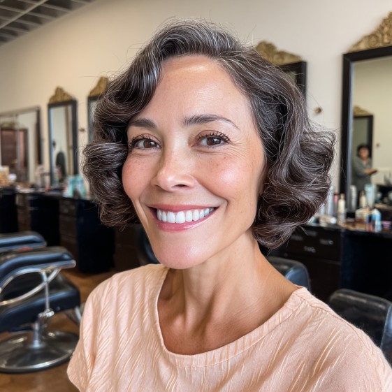 Modern Soft Curls with Textured Volume