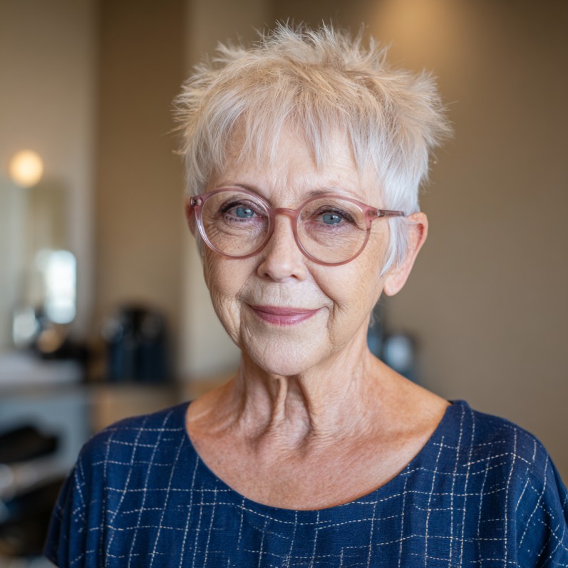 Playful Textured Wispy Pixie with Defined Layers