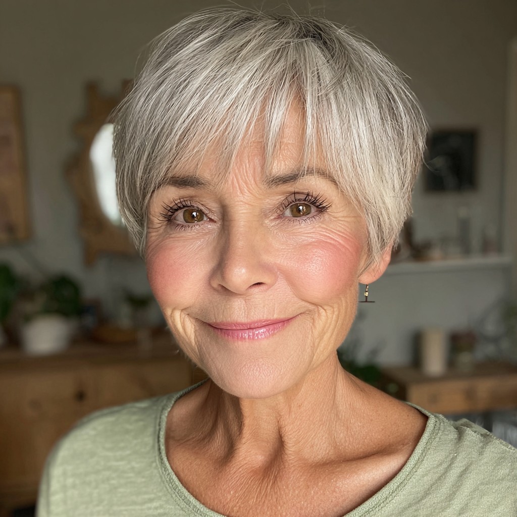 Soft Textured Pixie Cut with Delicate Layers