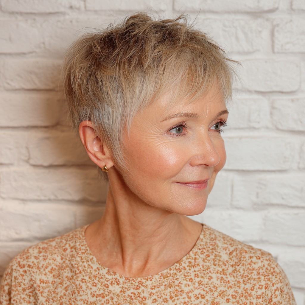 Soft Textured Pixie Cut with Playful Layers