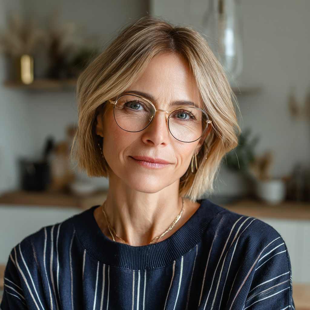 Stylish Bronde Bob with Subtle Texture